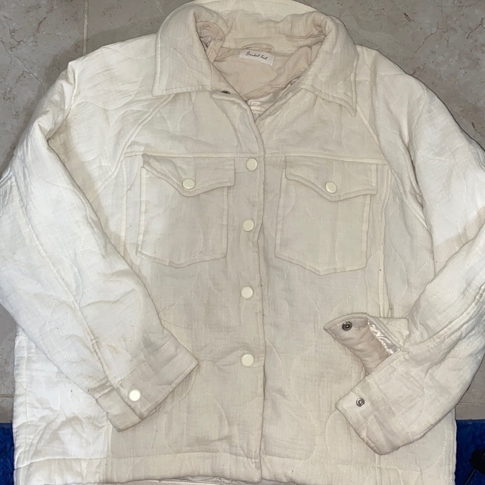 Quilted shacket